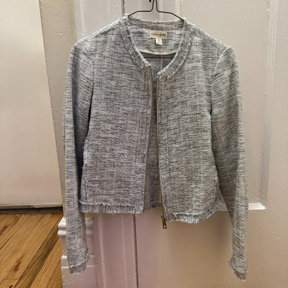 Boucle Cropped Blazer (XXS) - NEVER WORN
